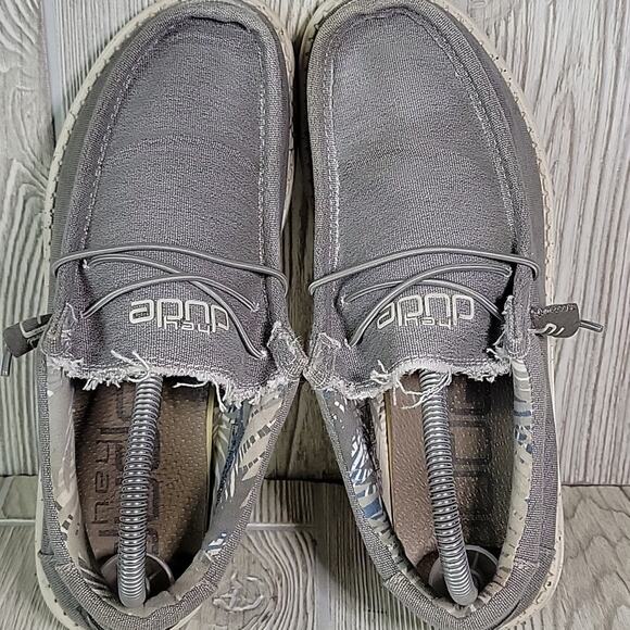 Hey Dude Wally Stretch Iron Slip On Loafers Mens Size 8 - Picture 6 of 12